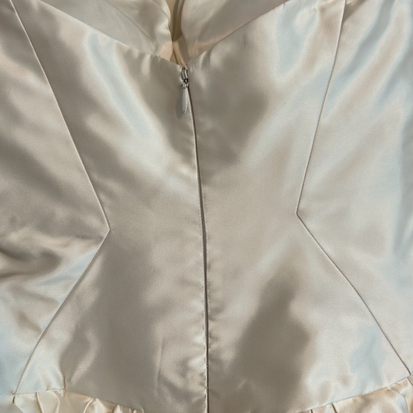 Vintage 80s ANNA MAIER ULLA-MAIJA COUTURE wedding dress. Size 6 - Picture 6 of 12